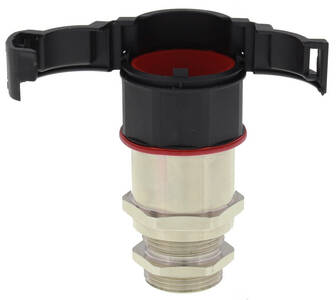 BraceFITTING, with cable gland, straight, EMBFSCG, metric