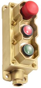 Push / signal button 3-gang