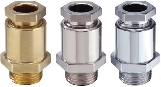 KVMS, brass, hexagonal, metric, DIN 89280