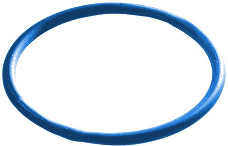 ORD-S, silicone, -60 °C - 180 °C, blue