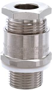 EX d OS-A2F-U, brass, for non-armoured cables, metric
