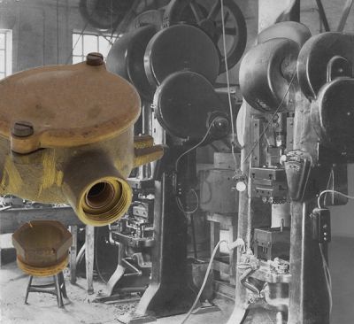 1919 - WISKA starts with cast brass junction boxes