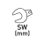 Key width SW