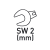 Key width 2